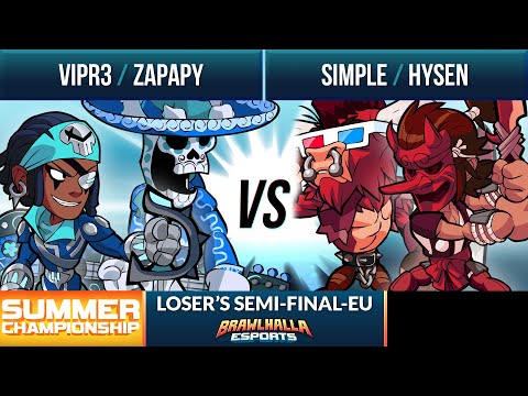 Vipr3 & Zapapy vs Simple & Hysen - Loser's Semi-Final - Summer Championship 2020 - 2v2 EU