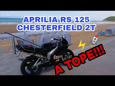 APRILIA RS 125 ON BOARD A TOPE | ZARAUTZ- ZUMAIA ERMITA 8 APELLIDOS VASCOS