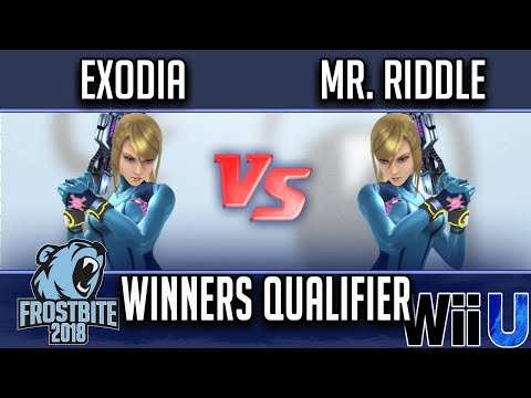 Frostbite 2018 Smash 4 Singles WINNERS QUALIFIER - Exodia (ZSS) vs VS | Mr. Riddle (ZSS, Bowser)
