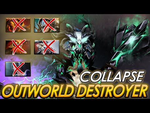 OFFLANE OD DELETES ENEMIES COLLAPSE OUTWORLD DESTROYER GAMEPLAY DOTA 2 PRO HIGHLIGHTS