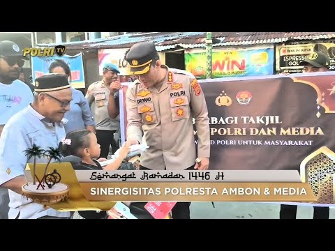 POLRESTA AMBON PERERAT SINERGISITAS BERSAMA AWAK MEDIA