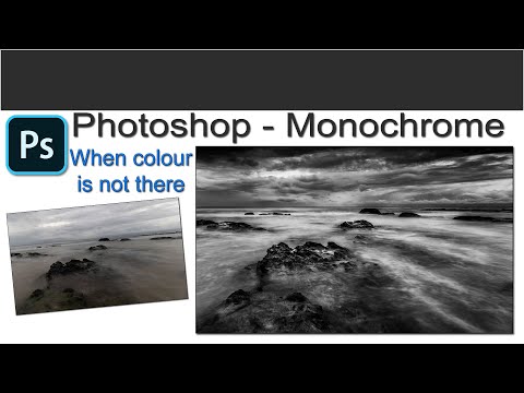 089  - 5 Minute Video - Photoshop - Monochrome  - When colour fails