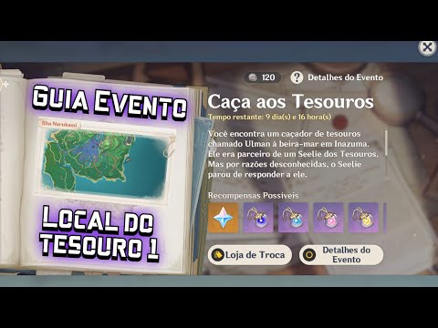 Guia Caça aos Tesouro : Local de Tesouro 1 - Genshin Impact