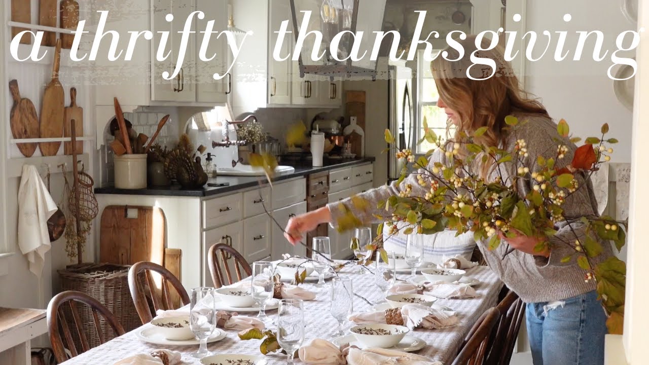 A Thrifty Thanksgiving Tablescape | Beautiful, Budget-Friendly Ideas Using What You Already Have