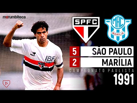 São Paulo 5 x 2 Marília - 1991