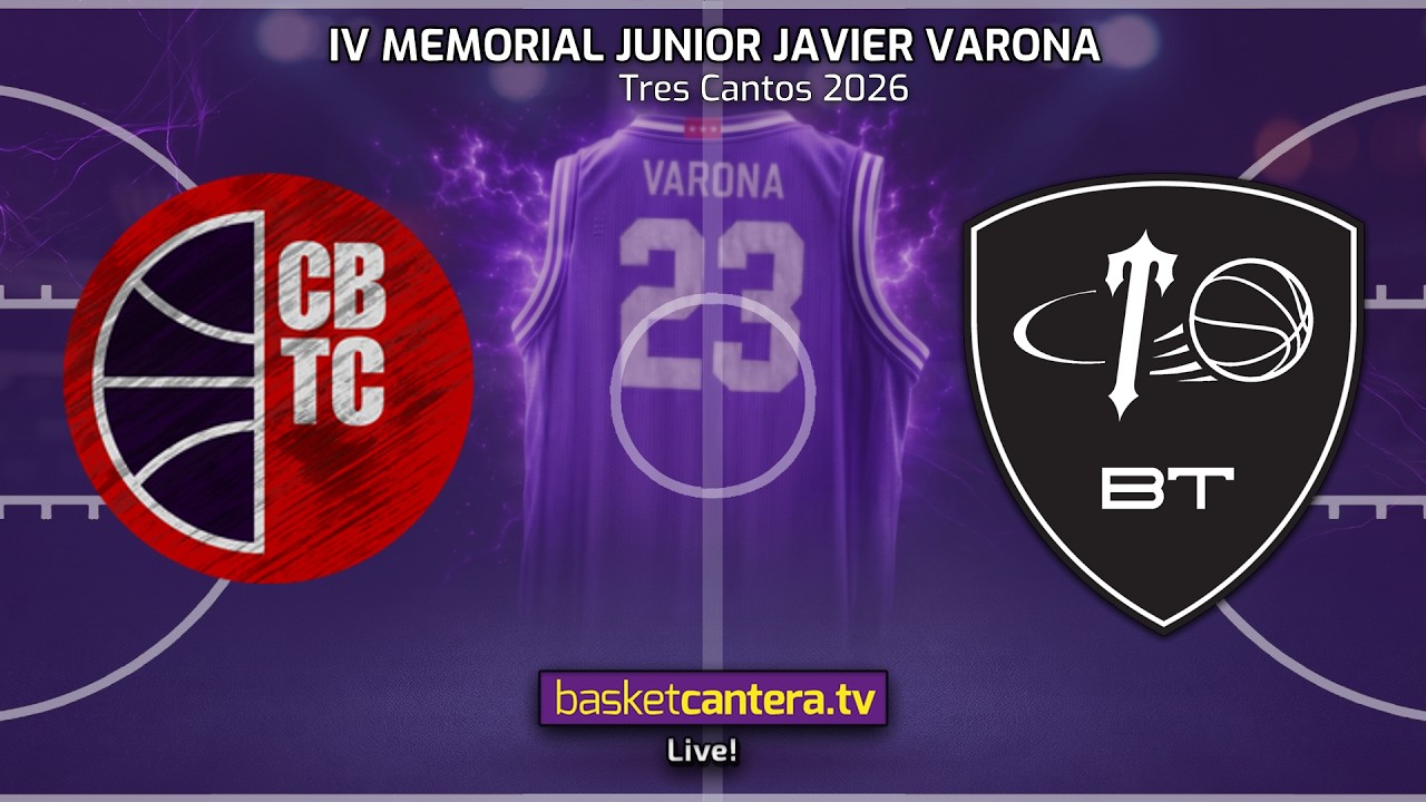 #Directo U18M.- CB TRES CANTOS vs BALONCESTO TORRELODONES. 3/4 PUESTO IV Memorial Junior J. Varona