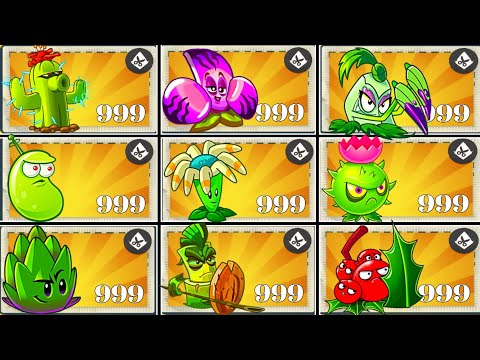 Random 999 Plants Battles - Which Plants Will Win? - PvZ2 Plants vs Plants