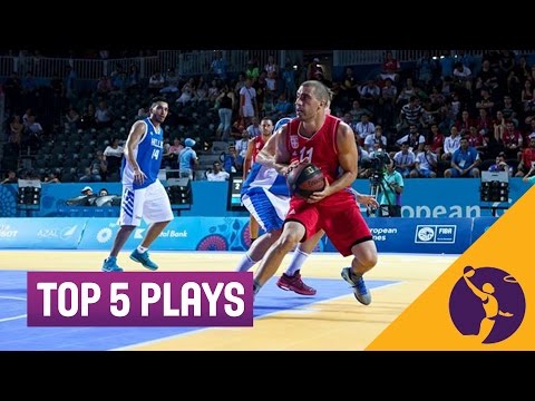 Top 5 Plays - Day 2 - 3x3 Basketball - 2015 European Games - Baku