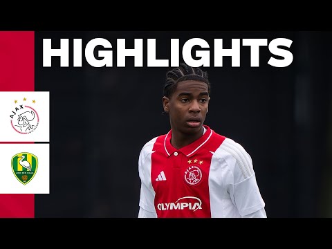 Landvreugd & Abdalla shine again! 😍 | Highlights & reactions Ajax O16 - ADO Den Haag O16