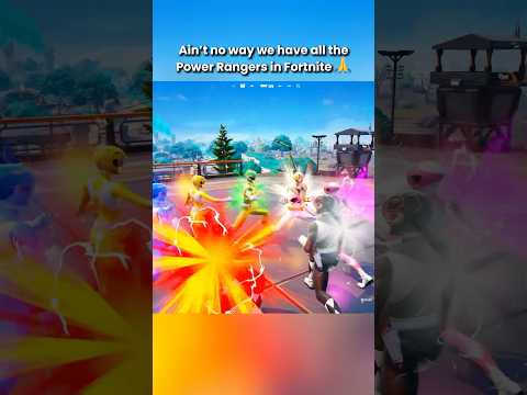 ALL THE POWER RANGERS DID THIS IN FORTNITE