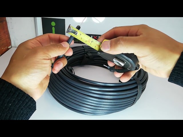Vídeo relacionado con Dioche Cable de Cerca Eléctrica Alambre de Alto Voltaje para Cerca Electrónica de 5 Mm - Cable de Pulso con Doble Aislamiento y Núcleo Interno de Aleación para Agricultura y Jardín - 15 KV, (50 m /