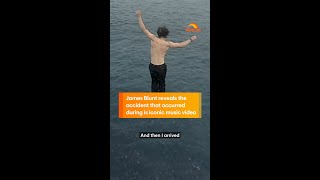 James Blunt reveals the accident that occurred during is iconic music video