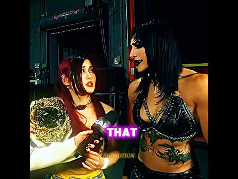 Rhea Ripley doesn't need help from Iyo Sky - WWE RAW Edit #wwe #rhearipley #wweraw #iyosky #netflix