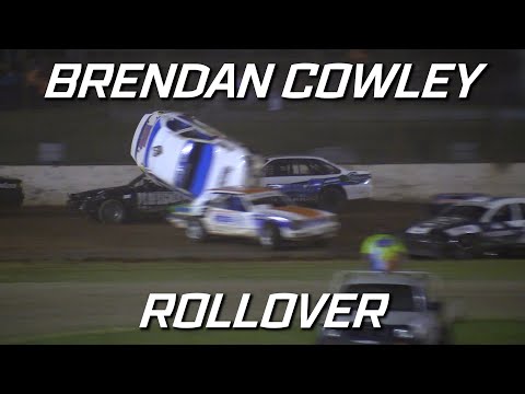 Production Sedans: Brendan Cowley Rollover - Kingaroy Speedway