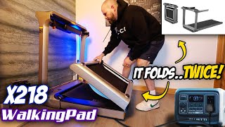 Supercharge Your Workouts: Walking Pad X218 Review with BLUETTI Power!