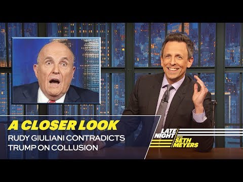 ルディ・ジュリアーニ、共謀罪でトランプ氏を反論。より詳しく見る (Rudy Giuliani Contradicts Trump on Collusion: A Closer Look)