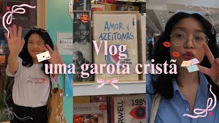 Vlog de uma garota cristã | Shopping, recebidos, cabelo cacheado, Cdrama, leitura bíblica 🎀💋💌✨