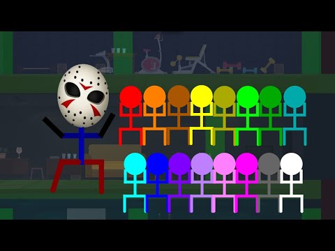 ESCAPE the MURDERER  #3 Stickman Color Survival Race