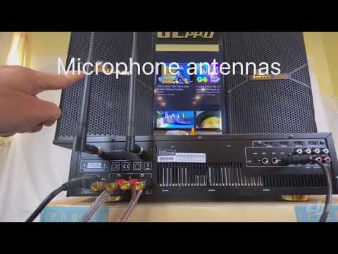 IDOlpro IP-300 7000W Touch Screen Monitor Professional Digital Amplifier Equipped With Dual Wireless Microphones, DSP Sound Professor, Optical/HDMI/Bluetooth/Sub Output image 5