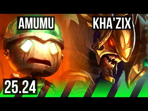 AMUMU vs KHA'ZIX (JGL) | Good KDA: 10/1/9 | EUNE Master | 25.24