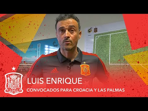 VIDEO | Luis Enrique presenta su colección de convocados para Croacia y Las Palmas