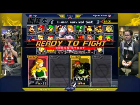 Baird VS Kage The Big House 5 Day 1: SSBM Pools