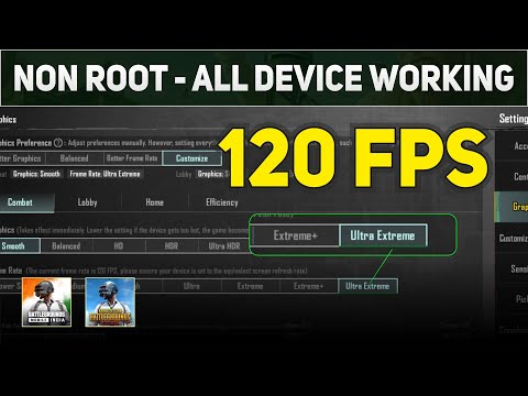 [No Root] Unlock 90 & 120FPS In BGMI Latest Update | 100% Working In All Android Phones