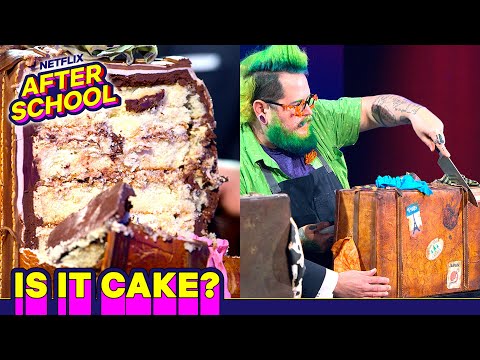 REAL Suitcase or REALLY Cake? 🧳 Is It Cake? | Netflix After School