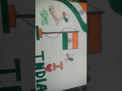 Republic day drawing 🇮🇳#republic day