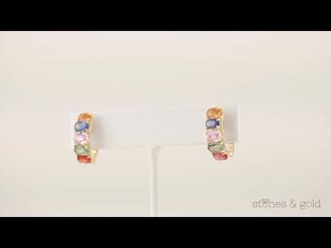 download lagu mp3 mp4 Rainbow Sapphire Hoop Earrings, download lagu Rainbow Sapphire Hoop Earrings gratis, unduh video klip Rainbow Sapphire Hoop Earrings