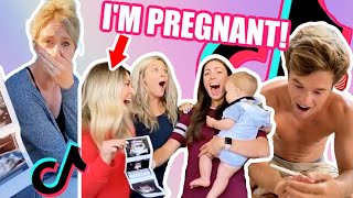 BEST Pregnancy Announcement TikTok Compilation! TikTok Telling My Parents & Friends I'm Pregnant!