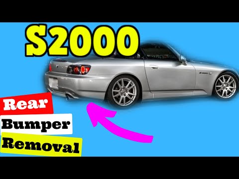 Honda S2000 --How to Remove Rear Bumper Cover