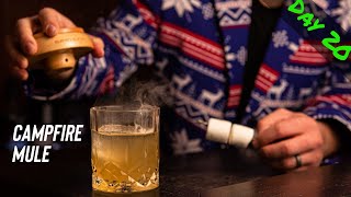 Campfire Mule Cocktail | Cozy Bourbon Cocktail with a Toasty Twist