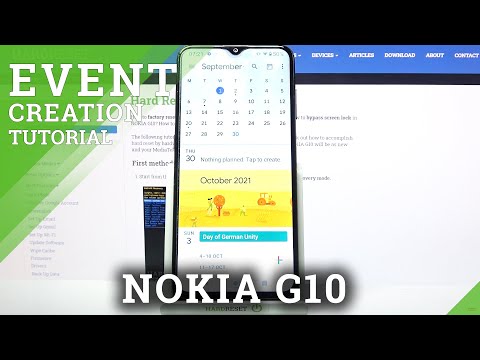 How to Add Event to Calendar in NOKIA G10 - Use Calendar