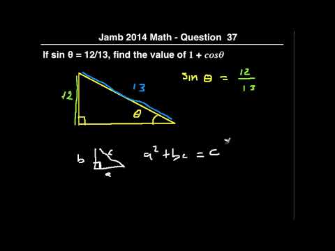 Q37 - JAMB Mathematics 2014 Past Questions and Solutions