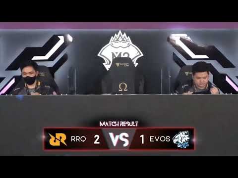 RRQ Vs EVOS [ Game 3 ] | M2 World Championship | RRQ Hoshi Vs EVOS SG | Mobile Legends Bank