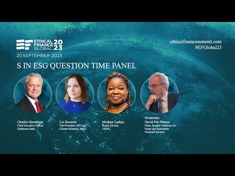 Ethical Finance Global 2023 | S IN ESG QUESTION TIME PANEL