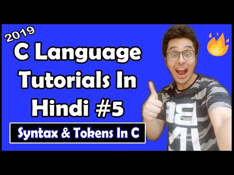 Basic Syntax Of A C Program: C Tutorial In Hindi #5