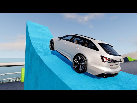 Cars vs High Mega Ramp Physics Test #7 – Realistic Speed Car Crash – BeamNG Drive