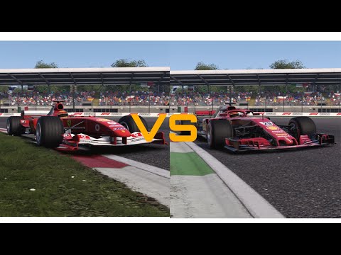 F1 2018 Comparison | Ferrari F2004 vs SF71H