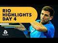 Cerundolo Takes on Carballes Baena; Alcaraz & Delbonis Halted By Rain | Rio 2022 Highlights Day 4