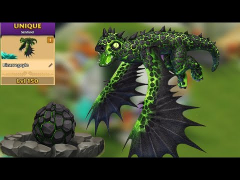 BIZARREGOYLE Titan Mode Max Level 150 | New Unique Sentinel | Dragons: Rise of Berk