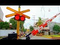 Railroad Crossing In Indonesia Palang Kereta Api Perlintasan 2022