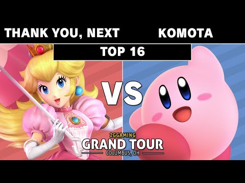 2GG Grand Tour Ohio - Thank You, Next (Peach) VS Komota (Kirby) - Smash Ultimate - Top 16