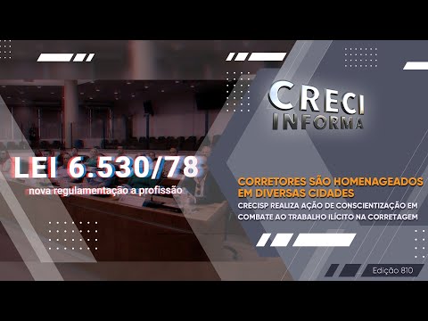 Corretores recebem homenagens em diversas cidades | CRECI Informa 810