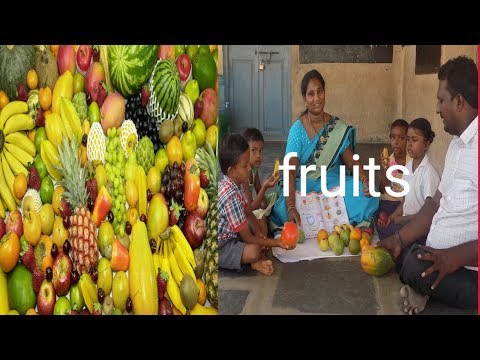 fruits rhyme and names for children