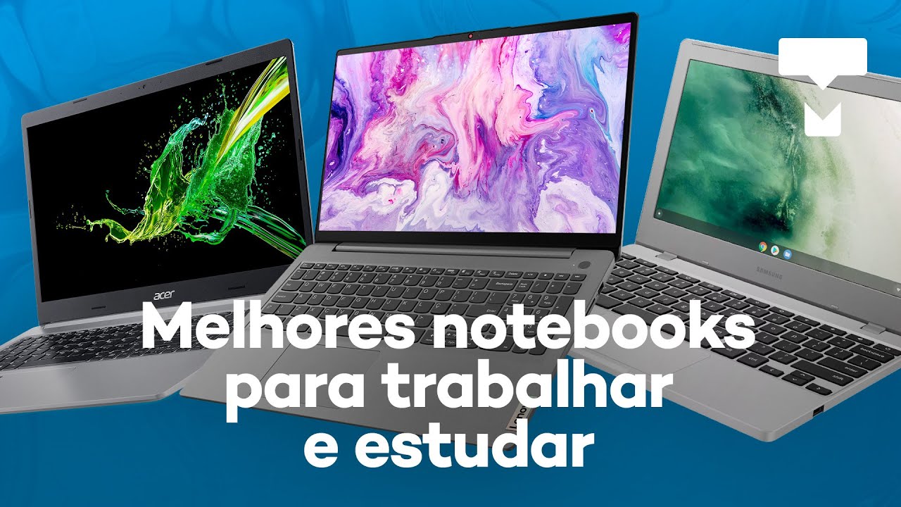 TOP 7 MELHORES NOTEBOOKS para ESTUDAR e TRABALHAR – 2023