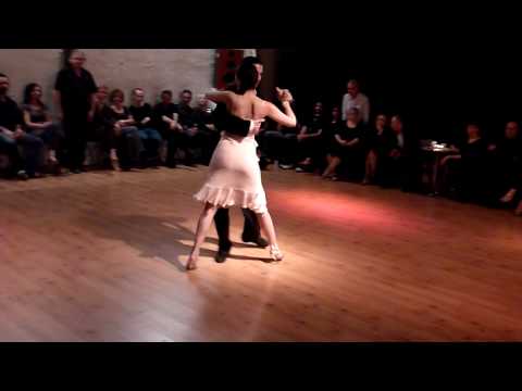  Dante Sanchez  and  Angelica Avalos  are  dancing  to  the  tango  "  El Adios  "