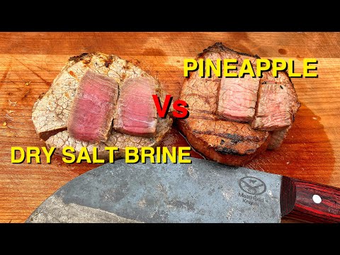 Steak Tenderizing Experiment: Dry Salt Brine Vs Pineapple Juice