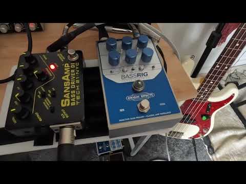 Unfair Bass Di Comparison. Origin Effects Bassrig and Sansamp Bass Driver v1